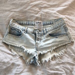 One Teaspoon Bonitas Denim Shorts